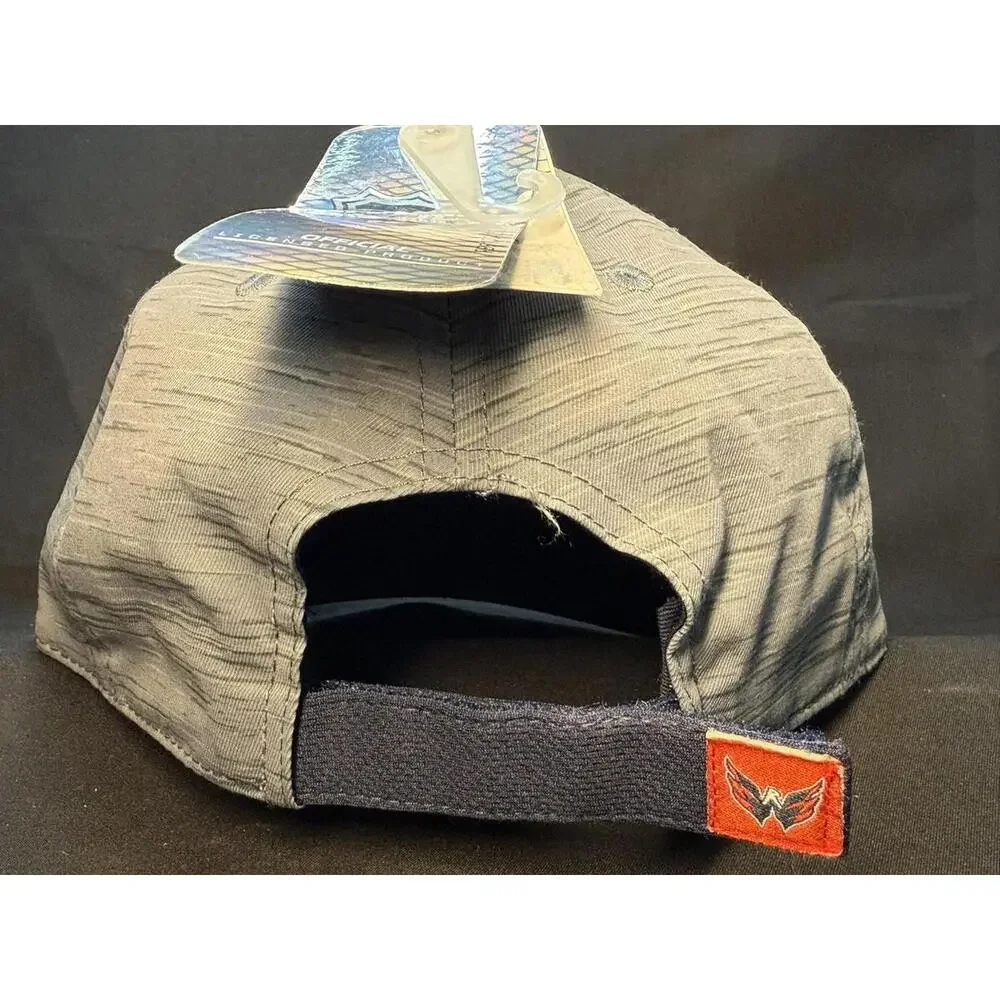 Washington Capitals‎ Hat Cap Strap Back Gray Navy NHL Hockey Mens One Size
